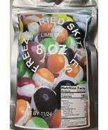 Freeze Dried Skeets (Skittles) 1/2 Pound! (8oz) Lime Up Flavor - $16.99