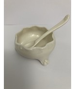 Belleek  Ireland salt cellar and spoon  - €24,20 EUR