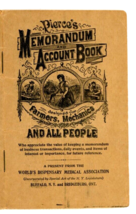 Antique 1922 Dr. Pierce&#39;s Memorandum &amp; Account Book Farmers Mechanics Qu... - $20.05