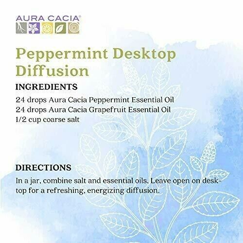 Aura Cacia Peppermint, Essential Oil, 4 oz. bottle - Oils & Creams
