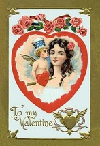 All American Patriotic Valentine - Art Print - £17.17 GBP+