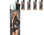 Russian Pin Up Girls D9 Lighters Set of 5 Electronic Refillable Butane  - $15.79