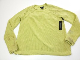 Jones New York Cable Knit Sweater Light Green Women&#39;s Size Large - £11.13 GBP