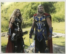 Natalie Portman &amp; Chris Hemsworth Signed Autographed &quot;Thor&quot; Glossy 8x10 Photo - £119.87 GBP