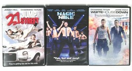 Lot Of 3 Channing Tatum Movie Dv Ds 21 Jump Street Magic Mike White House Down - £9.58 GBP