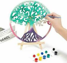 Simurg Round Tree of Life Wooden Wall Art Wall Hanging Decor Art Home Decoration - $29.00