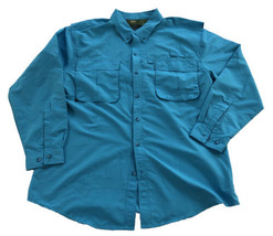 STILLWATER SUPPLY CO. Mens L Long Sleeve Button Down UV protection Vente... - $16.70