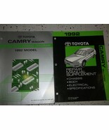 1992 Toyota Camry Wagon Service Workshop Repair Manual Supplement Factor... - $39.94