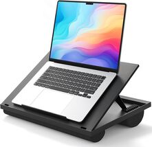 Portable Adjustable Laptop Desk for 15.6 Inch Laptops - 8 Angles, Dual C... - $48.46