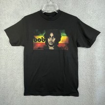 2006 Bob Marley Zion Rootswear T-shirt - Size Medium Black - $14.14