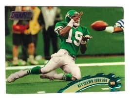 1997 Topps Stadium Club #40 Keyshawn Johnson New York Jets NFL Football Card - £1.18 GBP