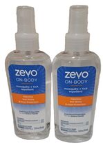 (2 Bottles) Zevo On Body Mosquito and Tick Repellent  Bug Spray Pump Spray - $14.32