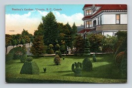Pendray&#39;s Gardens Victoria BC British Columbia Canada UNP Unused DB Postcard L14 - £5.38 GBP