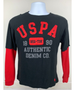 US Polo Assn Sweatshirt Sweater Pullover Crew Neck Long Sleeve Size 18 +... - £15.70 GBP