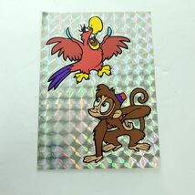 Disney Aladdin Iago Abu Vending Machine Sticker Prism 1990&#39;s Vintage NEW - €14,44 EUR