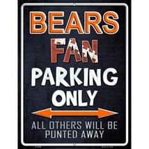 Chicago Bears Fan Parking Only  9&quot; x 12&quot; Novelty Sign NEW! - £10.08 GBP