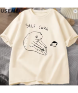 Funny Frog Self Care T-Shirt Retro Cottagecore Frog Printed Tshirt Unise... - $554.45 MXN