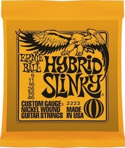 Ernie Ball 2222 Nickel Hybrid Slinky Electric Guitar Strings - £15.70 GBP