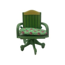 2006 Fisher-Price Loving Family Dollhouse Green Office Chair - £3.36 GBP