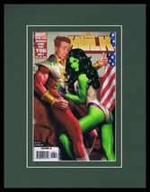 She Hulk #6 ORIGINAL Vintage 2005 Framed 11x14 Cover Display Marvel Starfox - £35.55 GBP