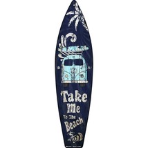 Take Me to the Beach Novelty Mini Metal Surfboard MSB-230 - £13.53 GBP