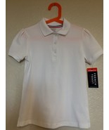 French Toast Girls&#39; Stretch  Pique Polo - White Color - Size M 7/8 - $12.98 CAD