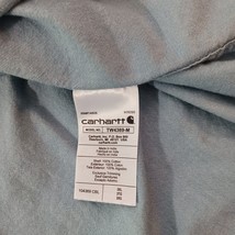 Carhartt TW4369-M Loose Fit Men's Gray Cotton Button-Down Shirt Short Sleeve 3XL image 5