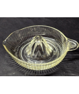 Vintage FEDERAL Clear Glass Juicer ANCHOR HOCKING - JEANNETTE - INDIANA ... - $17.58