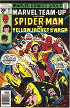 Marvel Team-Up Comic Book #59 Spider-Man & Yellow Jacket & Wasp 1977 FINE+ - $4.75