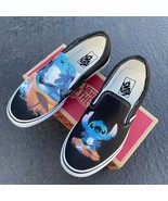 Ohana Means Family Custom Vans Slip On Vans - Men&#39;s And Women&#39;s Shoes - $169.00