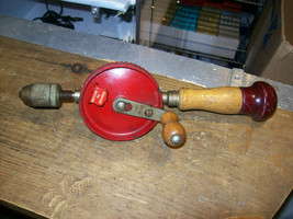 Vintage Hand Crank Egg Beater Style Hand Drill 11 Inches ByStanley - $41.98