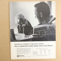 1966 Bell System Telephone Telegraph Anacin Print Ad 10.5" x 13.25" - $8.91