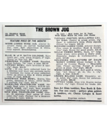 1961 The Brown Jug Antique Shop Advertisement Belmont Massachusetts DWV10 - $186.20 MXN