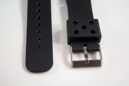  Black PVC Plastic Divers Watch band 22MM for SEIKO or any Divers Watch STRAP - $12.75