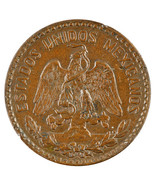 Mexico City 1915 2 Centavos Nearly Off Circulation Mexican Bronze Coin A... - $1,228.60 MXN