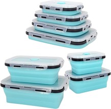 Guyuyii Collapsible Food Storage Containers - 4-Pack Silicone, And Rv Adventures - £24.67 GBP