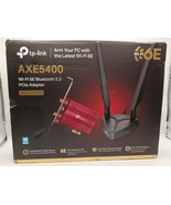 TP-Link Archer TXE75E AXE5400 Wi-Fi 6E Bluetooth 5.2 PCIe Adapter - $55.50 CAD