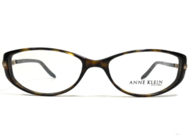 Anne Klein Eyeglasses Frames 8033 118 Brown Tortoise Gold Rectangular 50-16-140 - $51.21