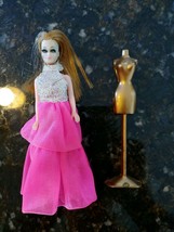 Topper Dawn Doll w/ Clothes Pink #714 Silverbeam Dream Fashion Gown Dress Tinsel - £27.36 GBP