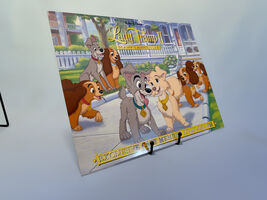 Disney Lady and the Tramp II 2001 Cast Member Lithograph 11x14 - $49.99