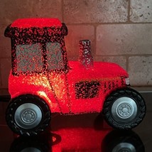 Tractor Red Popcorn Pellet Plastic Night Light Desk Lamp Case Massey Vin... - $29.65