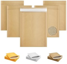 25 - 7.25x11 SELF SEAL KRAFT BUBBLE MAILERS PADDED ENVELOPES - £18.36 GBP