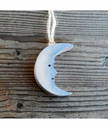 Small Wooden Moon Wall Window Decoration Ornament - $37.11 CAD