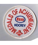 Vintage Sports Patch Canada CAHA Amateur Hockey Essso Medals Of Achievement - $3.95