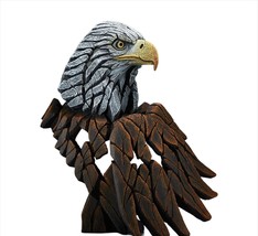 Bald Eagle by Edge Sculpture Bird Bust 14" High American Icon Stone Resin