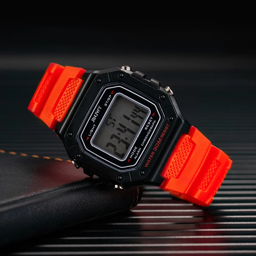 Digital Watch For Men LED Electronic Wristwatch Chronograph Sport Waterp... - $16.44