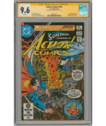 CGC SS 9.6 Superman Action Comics #529 SIGNED 1st George Perez Cover of ... - $5,644.84 MXN