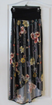 Apt. 9 Black Floral Maxi Skirt Women&#39;s Sz S-XXL NWT MSRP$36 - $19.13