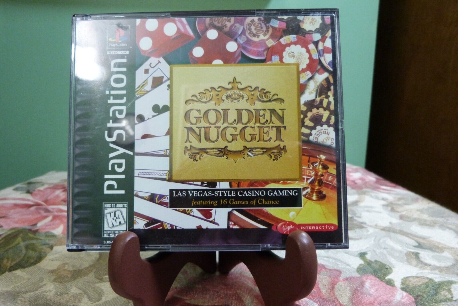Primary image for Golden Nugget Black Label PlayStation 1 PS1 1997 - No Manual - Tested Guaranteed