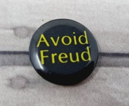 Rough Trade Pinback Button VTG Avoid Freud Album Promo 1980 New Wave Canada - £5.85 GBP